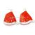 ZD Factory Direct Sales Christmas Hat Earrings LED Light-Emitting Earrings Foreign Trade Popular Style Christmas Decoration