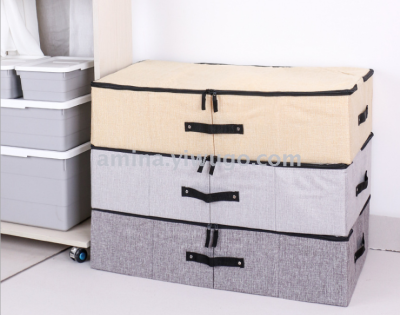 Storage Box Fabric Bed Bottom Storage Box Dormitory Bedroom Storage Moisture Proof Mildew-Proof Quilt Buggy Bag Washable