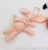 Korean Lace Scarf Wishing Rabbit Pendant Preserved Fresh Flower Bouquet Rabbit Bag Accessories Plush Doll