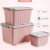 Small Size Storage Box Plastic Pulley Storage Box Roller Toy Box Clothes Storage Box Storage Box with Wheels