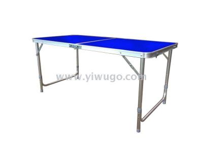 Round tube aluminum table 60 120 folding table picnic 