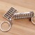 Creative Small Abacus Keychain Metal Mini Key Ring Car Pendant Key Chain 6 Gear Movable Abacus Beads