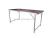 Round tube aluminum table 60 120 folding table picnic 