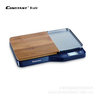 Wooden countertop, cutting board, stainless steel scale electronic kitchen scale baking and cooking gift customization cross - border foreign trade export