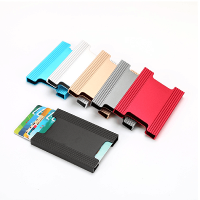 Aluminum alloy credit card case aluminum card case anti-magnetic card case metal card case