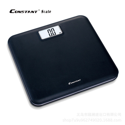 High - grade leather square weighing electronic body scale measurement weight electronic personal scale large size 180 kg