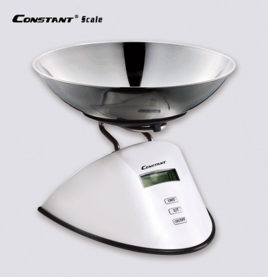 Cross - border amazon foreign trade home electronic kitchen scale with tray to use small baking scale stainless steel weighing 5 kg
