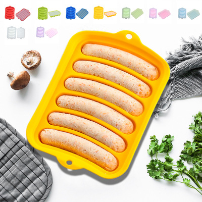 Diy home baking mould for children's supplementary food silicone sausage hot dog mould for baby