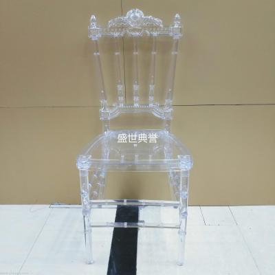  foreign trade wedding outdoor bamboo section chair resort hotel wedding banquet resin transparent ancient castle chair
