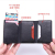 Aluminum case anti-degaussing card case RFID shield bag NFC anti-theft brush id card case zipper zero money bag