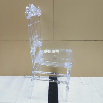 Specializing in the production of acrylic bamboo chair hotel outdoor wedding crystal chair transparent castle chair