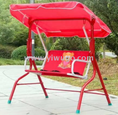 New cartoon children two people swing baby swing chair hanging chair leisure folding chair courtyard library swing