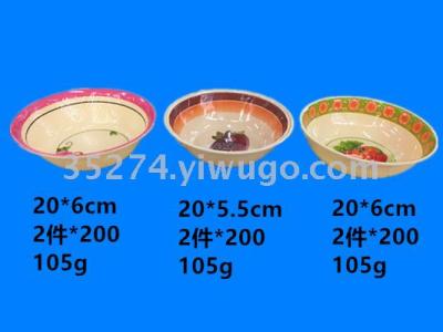 Melamine tableware soup bowl soup bowl imitation ceramic bowl large amount of stock can be sold by the ton