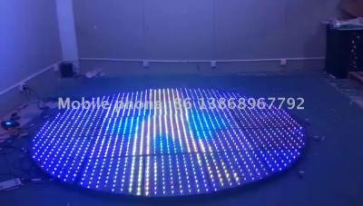 Special-shaped floor LED floor light outdoor square luminous floor light touch color-changing glass floor light 