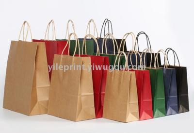 Spot sales of 120 ~ 130 g kraft paper bags, clothing bags, gift bags