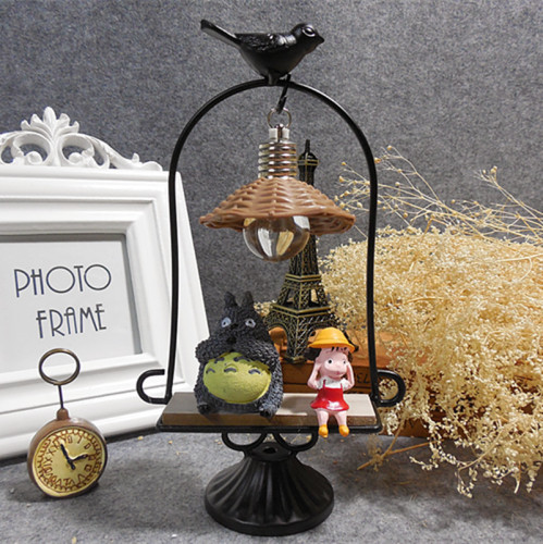 foreign trade exclusive for totoro iron small night lamp creative new exotic small gift home decoration