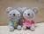 The new hot style year of the rat mascot mouse pendant plush toy couple little mouse seven inches eight inches to figure 