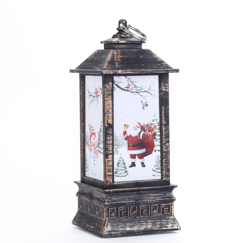 foreign trade exclusive for amazon christmas decorations storm lantern wishing lamp santa claus christmas gifts