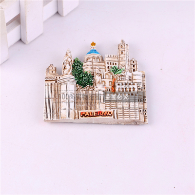 World Travel Memorial Resin Refrigerator Magnet Famous Building Creative Fridge Magnet Magnet