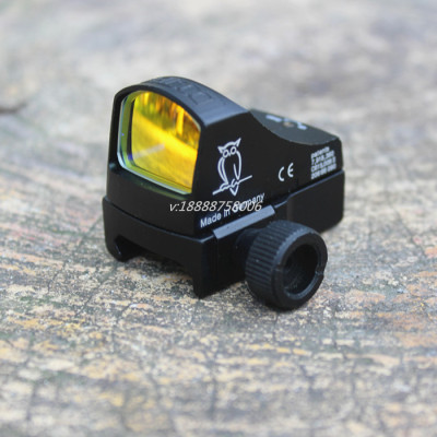 Adjustable sight for inner red spot of red owl