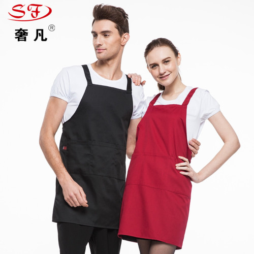 Apron Western Restaurant Coffee Milk Tea Hotel Work Clothes Waist Women‘s Home Kitchen Cooking Korean Apron Customization