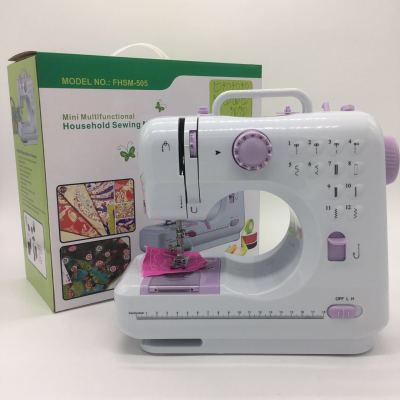 : 505A household sewing machine electric fully automatic sewing machine with electric multi-functional mini sewing machine