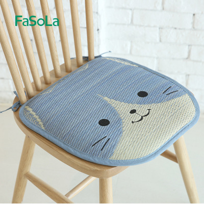 Fasola Sofa Cushion Grass Straw Mat Seat Cushion for Summer Summer Natural Bamboo Rattan Mat Summer Non-Slip Summer Cooling Mat