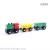 Children's day gifts puzzle toys three section wooden painted animal train wooden stitching magnetic small train