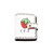 PU material digital printing cute strawberry pattern car thick line carry small girl wallet