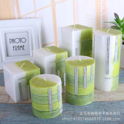 New Style Aromatherapy Smokeless Candles Creative Birthday Proposal Romantic European Wedding Venue Layout Scented Candle