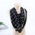 Decorative versatile polka dot scarf multi-functional scarf large square wave point square scarf scarf