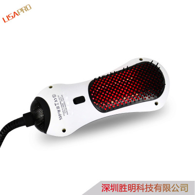 Cross-border e-commerce hot style infrared hot hair comb mini hair straightener straight hair comb