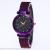 Classic hot style lady with diamond star face magnet buckle watch