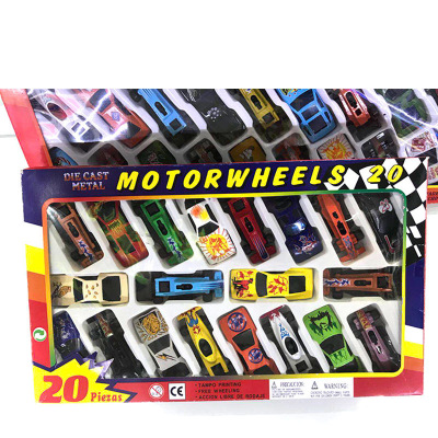 Hot style alloy cars 20 color box gift boxes 20 20 children's toy car Alloy Taxi Cars