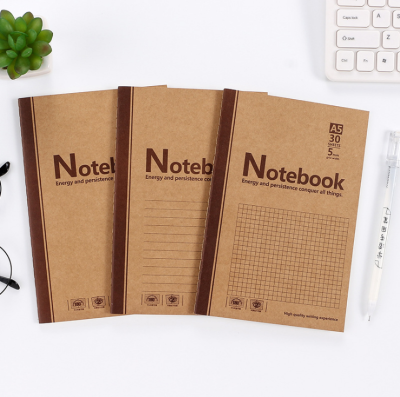 A5 stitching notebook student notepad office softcopy meeting minutes notebook