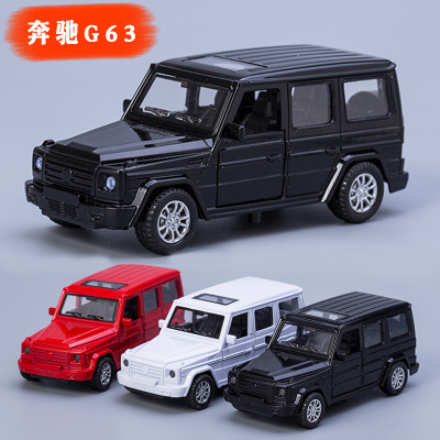 1:32 Exquisite alloy Model car Benz G63 can open the door car Yiwu Toy car Model car