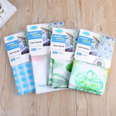 Factory Direct Sales Home Shower Curtain Thickened Waterproof and Mildew-Proof Eva Shower Curtain Colors