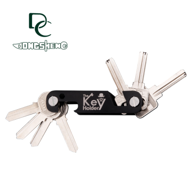 Cross-Border Portable Outdoor Key Holder Storage Clip EDC Multi-Functional Stainless Steel Thickened Bottle Opener Key Ring