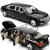 Children's Toy car 1:24 Alloy Benz Maybach S600 Extended Version with sound and light return six Full open