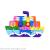 Jokincy Creative 26 English Letters Ship Puzzle Assembling Building Blocks Wooden Toys 3D 3D Puzzle Model