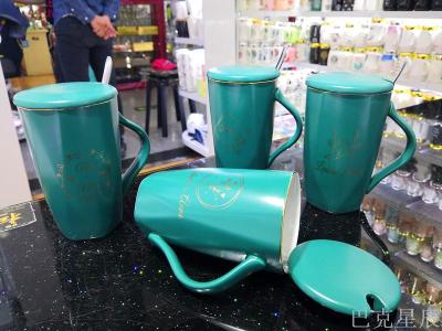 Hot style ceramic cup creative mug Nordic minimalist coffee cup advertising water cup gift custom logo