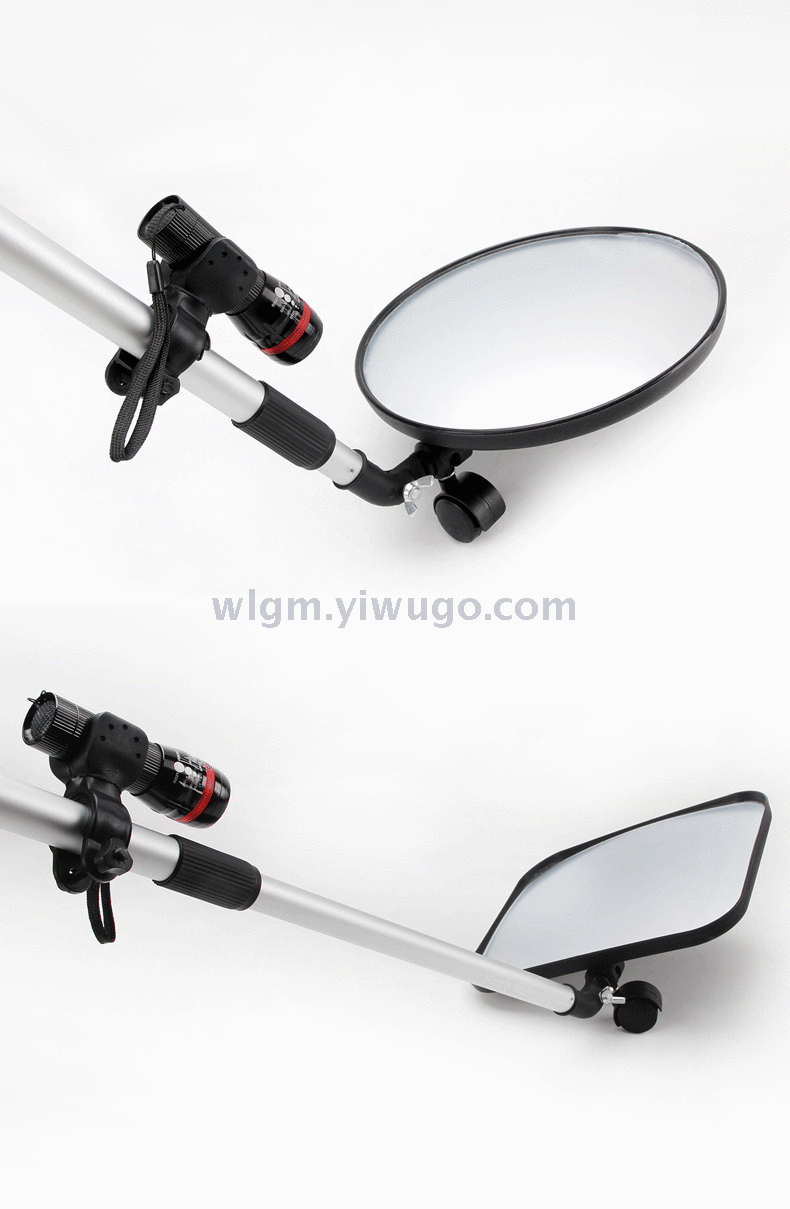 Retractable inspection mirror with lamp detection mirror automobile security inspection explosion-proof reflector