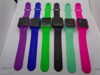 Activity Scan Code Gift Led Gift Watch Male and Female Students Silicone Apple Watch Stall Supply Factory Direct Sales
