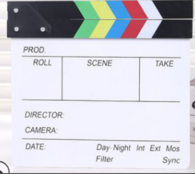 Scene board director board film clappers wood shooting props