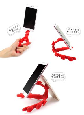 Creative mobile phone bracket lazy person bracket soft 100 simulation octopus modeling camera three foot suction cup type