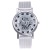 2019 new fashion lightweight PVC mesh belt watch imitation mechanical hollow plastic quartz watch men's watch