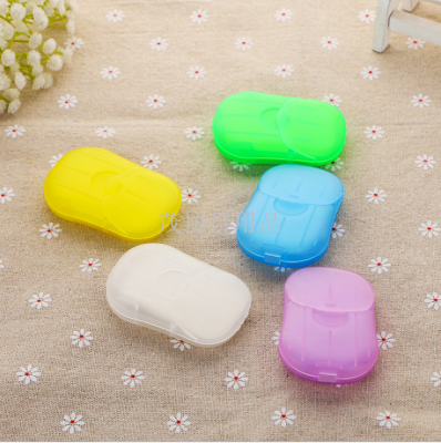 Portable Paper Soap Outdoor Hand Washing Soap Slice Paper Soap Flake Creative