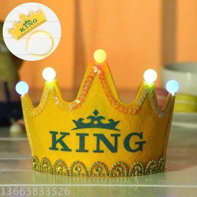 Lanfei Factory Direct Sales New Popular Party Birthday Crown Hat