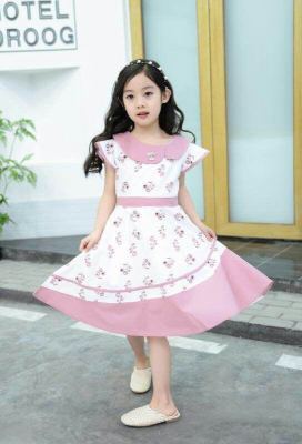 2019 cotton dress for middle school girls and high school girls