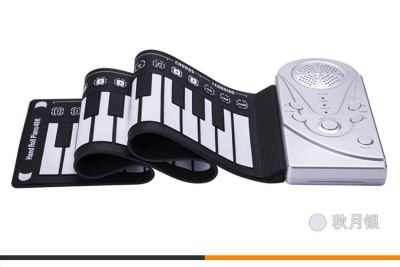 Silicone hand-rolled piano electronic folding piano 49 keys portable hand-rolled